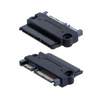 CableCreation 2-Pack SATA 22Pin (7+15 Pin) Male to SATA 22 Pin (7+15Pin) Female Adapter Convertor, Sata Male-Female Adapter