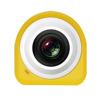 Flymemo Smart 1080P HD WiFi Camera with 145° Wide Angle Lens + 2.4G Remote Controller + Magnetic/Sticky Mounting (Yellow)