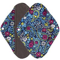 Reusable Bamboo Cloth Menstrual Pad, Washable Menstrual Panty Pad,Mama Sanitary Towel Pad,Light Incontinence Pads,Absorbent Cloth Sanitary Pad (Nighttime Use)
