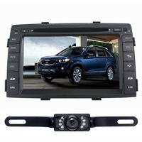 Tyso For KIA sorento (2010 2012) 7 inch Indash Car DVD Player GPS Navigation Navi Rear Camera iPod Bluetooth HD Touchscreen TV Radio RDS AM FM PIP Stereo Free Map CD8941R