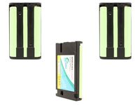 3 Pack - Replacement for Panasonic KX-TGA650B Battery - Compatible with Panasonic Cordless Phone Battery (800mAh 3.6V NI-MH)