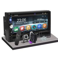 CarThree Double Din Car Stereo 7" Touch Mirror Link Auto Audio Player for subwoofer MP5 Player Autoradio Bluetooth Rear View Camera Tape Recorder