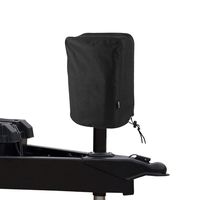 FLAPRV Electric Tongue Jack Cover, 600D Universal RV Travel Trailer Electric Tongue Jack Protective Cover (Large Size 14″H x 5″W x 10″D)