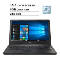 2019 Premium Flagship Dell Inspiron 15 3000 15.6 Inch HD Laptop (Intel Core i5-7200U up to 3.1GHz, 16GB DDR4 RAM, 2TB HDD, WiFi, Bluetooth, Windows 10)