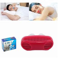 Snoring Device Snoring Or Difficulty Breathing During Sleep Male and Female Air Purifier Comfortable to Sleep and Easy to Carry,Red