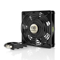 AC Infinity AXIAL 1225, Quiet Muffin Fan, 115V 120V AC 120mm x 25mm Low Speed, for DIY Cooling Ventilation Exhaust Projects