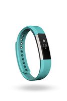 Fitbit Alta Fitness Tracker, Silver/Teal, Large (6.7 - 8.1 Inch)