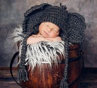 Frosted Charcoal Faux Mongolian Fur Photography Prop 18"x20", Newborn Prop, Basket Stuffer, Layering Blanket, Rug (Small)
