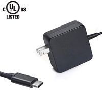 Type C AC Charger for Dell XPS 13 9370 9380 9365 Laptop - Power Supply Adapter Cord USB C 45W 30W