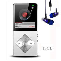 Mp3 Player, Hotechs Hi-Fi Sound, with FM Radio, Recording Function Build-in Speaker Expandable Up to 64GB with Noise Isolation Wired Earbuds