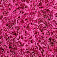 Crinkle Cut Paper Shred Filler (2 LB) for Gift Wrapping & Basket Filling - Pink | MagicWater Supply