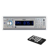 Pyle Bluetooth Stereo Radio Headunit Receiver, Wireless Streaming & Call Answering, Aux (3.5mm) MP3 Input, CD Player, USB Flash & SD Card Readers, Remote Control, Single DIN - Black ( PLCD5MRBTS )