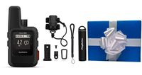Garmin inReach Mini (Gray) Gift Box Bundle | +PlayBetter Portable Charger, Backpack Tether & GPS Tether | Belt, Carabiner Clip | Hiking GPS, Emergency, Weather, Messaging