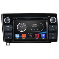 hizpo 7 Inch Car Stereo DVD Player in Dash GPS Navigation Touch Screen for 2007-2013 Toyota Tundra/ 2008-2013 Toyota Sequoia Support Bluetooth/RDS/SWC/Mirrorlink