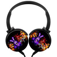 Welcome to Freddy's Stereo Headphones Lightweight with Mic Over Ear, Cartoon Headsets for iPhone, Ipad, Smartphone and Tv 3.5Mm Black