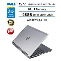 Dell Latitude 12.5-Inch E7240 Ultrabook (Intel Core i5-4210U Processor (up to 2.70 GHz), 4GB RAM, 128GB SSD, Windows 8.1 Pro)