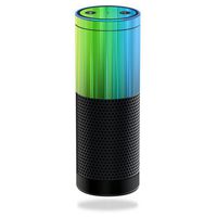 MightySkins Skin Compatible with Amazon Echo - Rainbow Streaks | Protective, Durable, and Unique Vinyl Decal wrap Cover | Easy to Apply, Remove, and Change Styles | Made in The USA