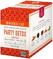 Herbal Zap Party Detox Ayurvedic Herbal Supplement 1 box of 25 packets