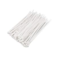 Yes4All White Zip Ties with Self-Locking Cable Ties - Nylon Cable Ties/Wire Ties (8 inch, Pack of 100)