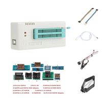 USB Programmer, TL866II Plus Programmer USB EEPROM Flash BIOS Programmable Logic Circuits 8051 AVR MCU GAL PIC with 10 Adapter Automatically Identify The Operating System
