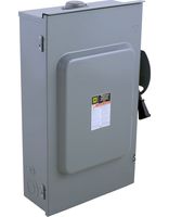 Square D by Schneider Electric D324NRB 200-Amp 240-volt 3-Pole Fusible Outdoor General Duty Safety Switch