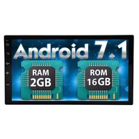 Android 7.1 Car Multimedia Player 2 Din Radio GPS for Toyota Honda Nissan Modern with Bluetooth WiFi Carplay and Mirror Link