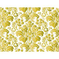 Metallic Golden Brocade 30" x 150' Gift Wrap Roll