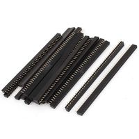 Yohii 20 Pcs Female PCB Header 40 Way 2mm Pitch Connector Black