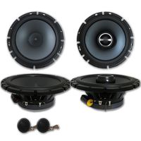 Alpine Package 6.5" 2-Way Car Component System + 6-1/2" 2-Way Car Coaxial Speakers