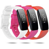 Newnal Compatible with Fitbit Inspire HR Bands/Inspire Band/Ace 2 Bands for Kids Women Men Large, Silicone Replacement Sports Wrist Bands Pack for Fitbit Inspire HR Accessories