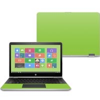 Mightyskins Skin Compatible with Hp Pavilion X360 14" (2017) - Solid Lime Green | Protective, Durable, and Unique Vinyl Decal Wrap Cover | Easy to Apply, Remove, and Change Styles | Made in The USA