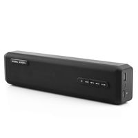 Music Angel Wireless Bluetooth Speaker, Portable Stereo Speaker with Loud Sound,10W Rich Bass,4000mAh Power Bank,24 Hour Playtime for Party, Camping, Sport(Black)