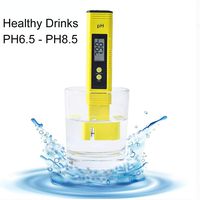 Digital PH Meter Water Quality Tester for Food Brewing Hydroponics Aquarium RO System Pools, 0-14PH Automatic Temperature Compensation 0.01pH Accuracy, 0-60 Celsius, 3 Pack with Calibration Solution
