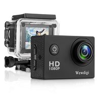 Action Camera, HV1000 Waterproof 30m Sport Camera Full HD 1080P 2.0 Inch LCD Display 120 Degree Wide Angle Lens Sport Recorder Car Camera with Outdoor Accessories