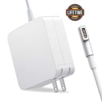 Mac Book Pro Charger, AC 60w Magsafe 1 Power Adapter Magnetic L-Tip Connector Charger for Mac Book Pro 13-inch(Before Mid 2012 Models)