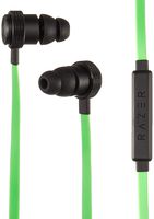 Razer Hammerhead Pro v2 Earbuds: Custom-Tuned Dual-Driver Technology - In-Line Mic & Volume Control - Aluminum Frame - 3.5mm Headphone Jack - Green