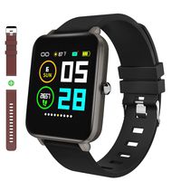 Smart Watch: 1.54" Full Touch Screen, All-Day Activity Tracking, IP68 Waterproof, Step Counter, Pedometer, Ultra-Long Battery Life for iOS&Andriod