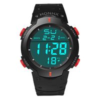 Becoler Men's Boy LCD Digital Date Rubber Sport Wrist Watch