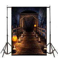 Goodtrade8 Clearance Photography Background- 3x5FT Pumpkin Halloween Decorations Backdrops Vinyl Lantern Lightweight Background Party Scene Design,150x90cm (Multicolor J)