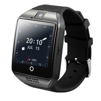 ZOMTOP Q18 Smart Watch Phone Bluetooth Camera SIM TF Card Smartwatch for Android Samsung LG Google Pixel and iPhone 7 7Plus 6 6s 6s Plus(Black)