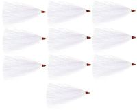 Last Cast Tackle Bucktail Teaser - 10 Pack (White)