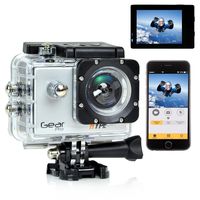 Gear Pro Sports Action 4K Hype Cam - Ultra HD Wi-Fi Action Camera, Silver (GDV485SL)