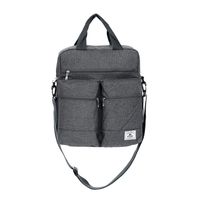 Everest Crosstown Laptop Messenger Bag, Gray One Size
