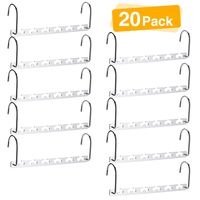 HOUSE DAY Space Saving Magic Hangers Pack of 20 Magic Hangers Metal Hanger Oragnizer Closet Space Saver Hangers