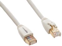 AmazonBasics RJ45 Cat7 Network Ethernet Patch Internet Cable - 25 Feet (Renewed)
