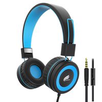 Fanxieast Kids Headphones Foldable Wired Over Ear Headphone for Kids/Children/Toddlers/Boy/Girl - 3.5mm Jack/ 95 dB Volume Limited,with Microphone