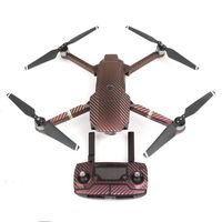GBSELL Luxury Carbon Fiber Skin Wrap Waterproof Stickers For DJI Mavic Pro Accessories (Purple)