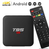 EASYTONE Android 7.1.2 TV Box,2018 Model Smart TV Box Quad-core 64 Bits /1GB+8GB Supporting 4K (60Hz) Full HD/H.265/2.4G WiFi/HD 2.0 T95 Android Box