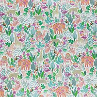 Jillson & Roberts Bulk Gift Wrap, Henna Jungle, Full Ream 833' x 30"