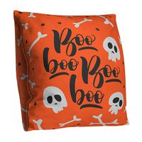 Bosji (45x 45 cm) Throw Pillowcase,Happy Halloween Theme Decoration Pillow Case Holiday Home Decor Polyester 10 Sides Printed Zipper Sofa Pillow Covers